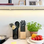 Moka Living-sunset Apt, Nordic Design,kueche,wlan, Smarttv * Magdeburg