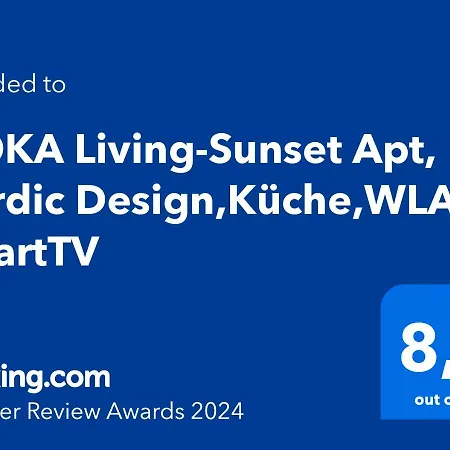 شقة Moka Living-sunset Apt, Nordic Design,kueche,wlan, Smarttv *