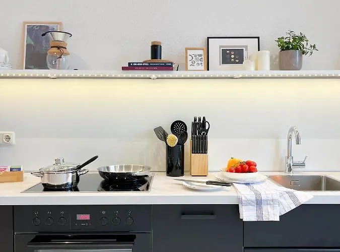 아파트 Moka Living-sunset Apt, Nordic Design,kueche,wlan, Smarttv *