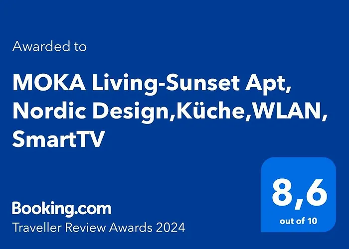 Apartamento Moka Living-sunset Apt, Nordic Design,küche,wlan, Smarttv *